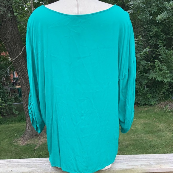 ⚜️Mint Green 3/4 Length Sleeve Old Navy Blouse! - Picture 6 of 9